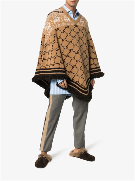 gucci poncho women's